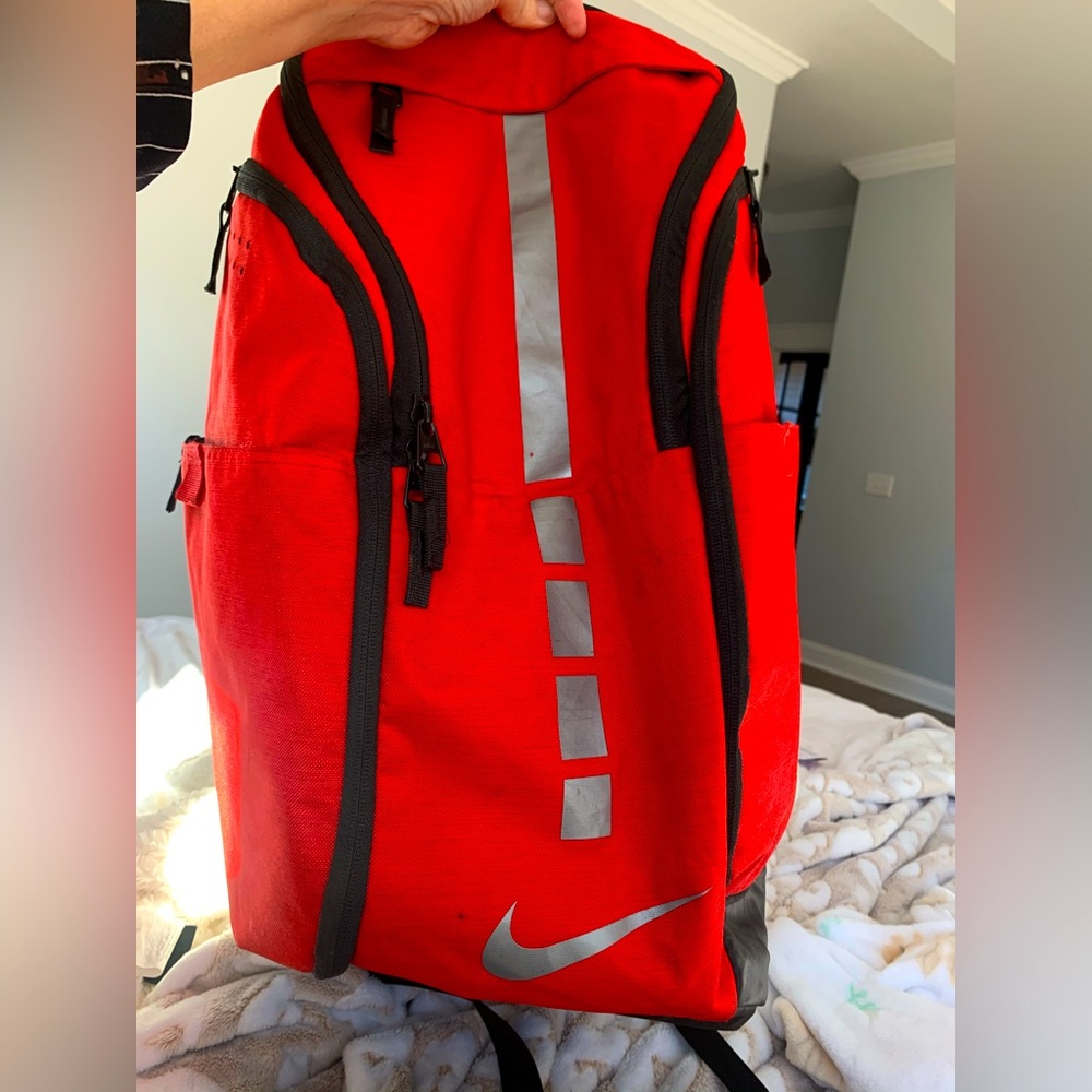 Nike Hoops Elite Pro Basketball Backpack red
